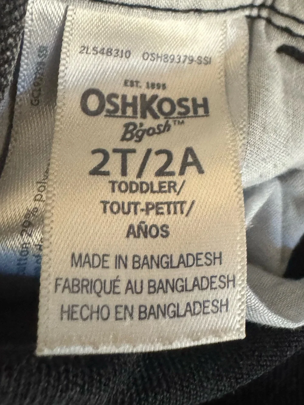 OshKosh Bgosh classic black